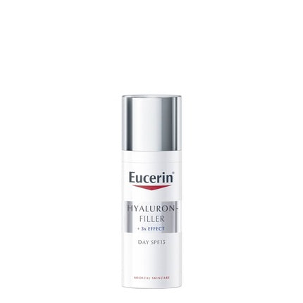 Eucerin Hyaluron-Filler Day Cream SPF15 for Normal to Combination Skin, 50ml Anti-Ageing Daily Face Moisturiser