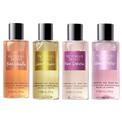 Victoria's Secret Refreshing Gel Body Wash Soap 3oz - Gentle Cleansing Body Wash