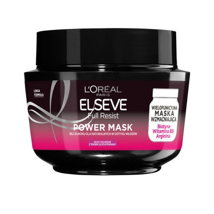 L'Oréal Paris Elvive Full Resist Power Mask Strengthening Hair Mask, 300ml