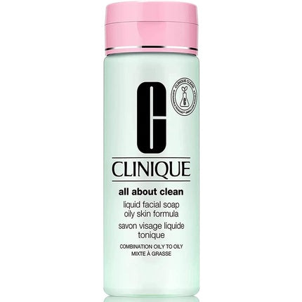 Clinique All About Clean Liquid Facial Soap Oily Skin Formula, 200ml