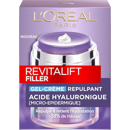 L'Oréal Paris Plumping Gel-Cream Moisturizing & Anti-Ageing Treatment with Hyaluronic Acid | Hydrating Face Moisturizer