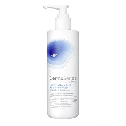 Dove DermaSeries Moisturising Facial Cleanser, 250ml Gentle Hydrating Face Cleanser