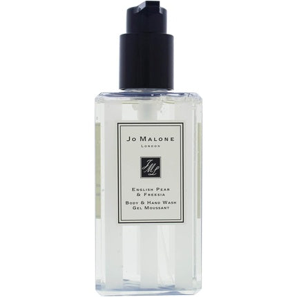 Jo Malone London English Pear & Freesia Body & Hand Wash with Pump, 250ml – Luxury Gentle Cleansing Wash for Hands & Body