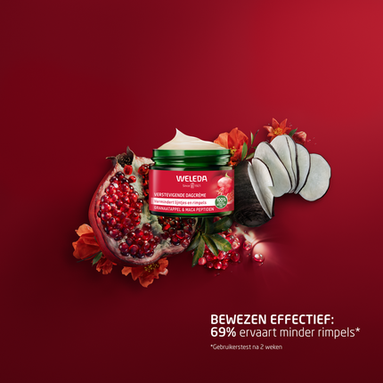 Weleda Pomegranate & Maca Firming Day Cream - Daily Firming Face Moisturiser with Pomegranate Seed Oil & Maca Peptides