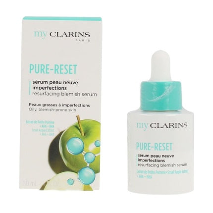 Clarins My Clarins Pure-Reset Resurfacing Blemish Serum, 30ml | Lightweight Facial Serum for Oily & Blemish-Prone Skin