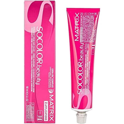 Matrix SoColor Beauty 6VR Dark Blonde Violet Red Permanent Hair Color Cream, 90ml with Cera-Oil Complex