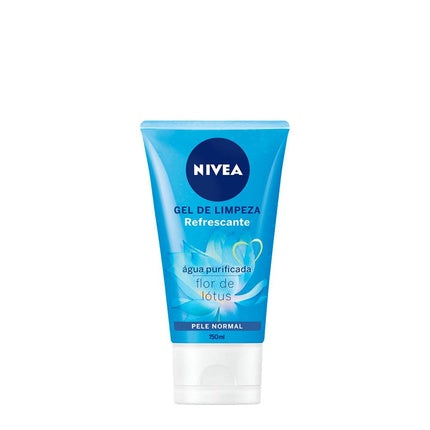 Nivea Refreshing Facial Wash Gel, 150ml Daily Face Cleanser for Normal & Combination Skin
