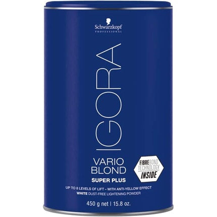 Schwarzkopf Professional IGORA Vario Blond Plus Lightening Powder, 450g - Professional Hair Lightener for High Lift Blonde Results