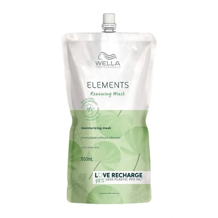 Wella Professionals Elements Renewing Moisturizing Hair Mask with Aloe Vera, 500ml