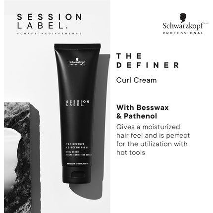 Schwarzkopf Professional Session Label Curl Cream, 150ml