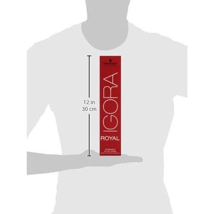 Schwarzkopf Igora Royal 6-77 Dark Blonde Copper Extra Permanent Hair Color Cream, 60ml – Professional Hair Colour for Intense Copper Blonde Results