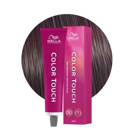 Wella Professionals Color Touch Plus 55/06 Intense Natural Violet Light Brown Demi-Permanent Hair Color, 60ml