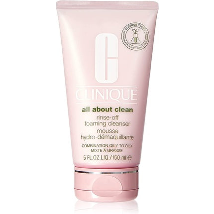 Clinique Rinse-Off Foaming Cleanser Type II, 150ml - Cream-to-Foam Facial Cleanser for Dry Combination Skin