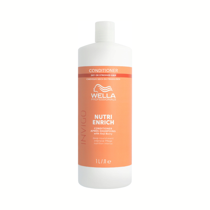 Wella Professionals Invigo Nutri-Enrich Deep Nourishing Conditioner, 1000ml for Dry & Damaged Hair