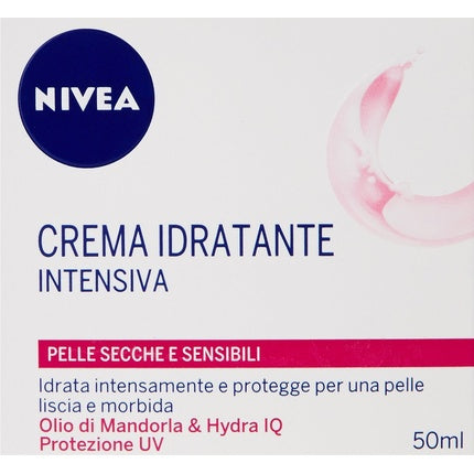 Nivea Nourishing Day Cream, 50ml Daily Face Moisturizer for Dry & Sensitive Skin