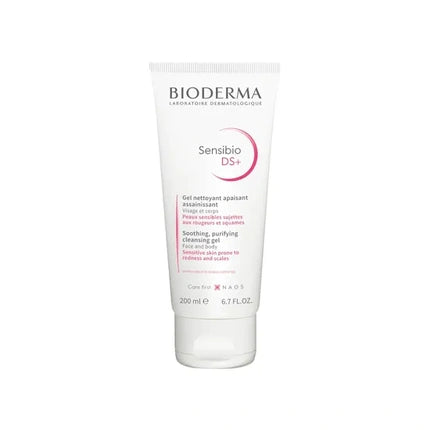 Bioderma Sensibio DS+ Purifying Cleansing Gel, 200ml – Gentle Face & Body Cleanser for Sensitive Skin