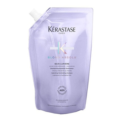 Kerastase Blond Absolu Bain Lumiere Hydrating Illuminating Shampoo Refill for Lightened & Highlighted Hair, 500ml