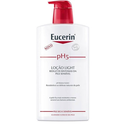 Eucerin pH5 Ultra Light Body Lotion for Dry Sensitive Skin, 1000ml