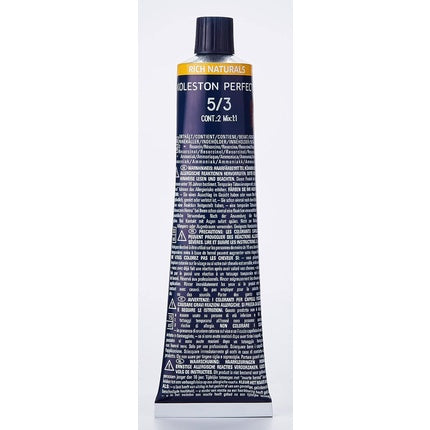 Wella Professionals Koleston Perfect ME+ 5/3 Light Brown Gold Permanent Hair Color, 60ml