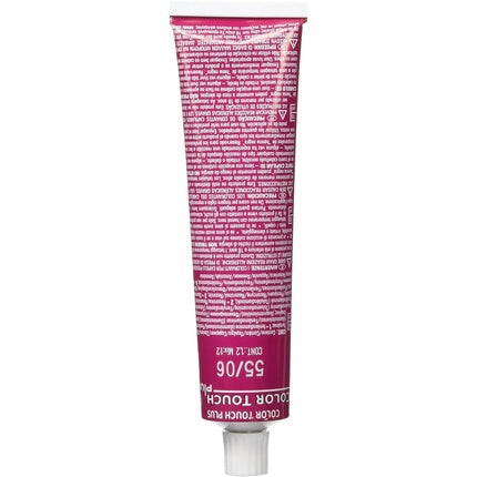 Wella Professionals Color Touch Plus Hair Colour 55/06 Intense Light Brown Natural Mahogany, 60ml for Grey Hair