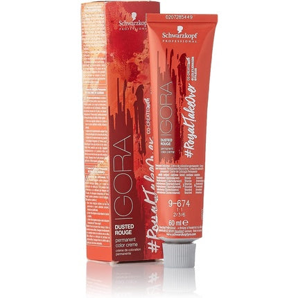 Schwarzkopf Professional Igora Royal Hair Colour Cream 9-674 Extra Light Blonde Chocolate Copper, 60ml