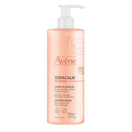 Avène XeraCalm Nutrition Shower Cream for Face & Body, 500ml