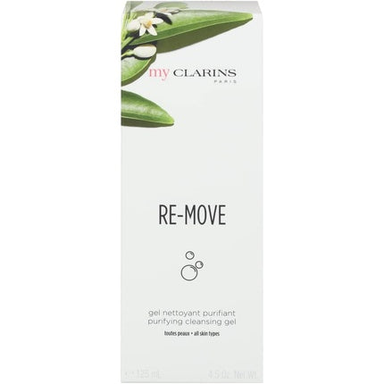 My Clarins RE-MOVE Purifying Cleansing Gel, 125ml Face Cleanser for Combination & Oily Skin