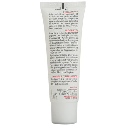 Bioderma Créaline DS+ Soothing After Shave Cream, 40ml for Sensitive Skin
