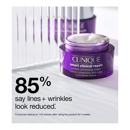 Clinique Smart Clinical Repair Wrinkle Correcting Cream, 50ml (1.7oz) - Hydrating Face Moisturizer for Smoother-Looking Skin