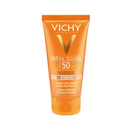 Vichy Idéal Soleil BB Cream SPF 50 Natural Tan, 50ml Tinted Sunscreen for Face