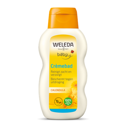 Weleda Calendula Cream Bath Gentle Baby Bath Cream with Organic Calendula & Sweet Almond Oil