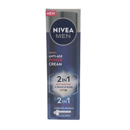 Nivea Men Anti-Ageing Moisturizer SPF30, 50ml Daily Face Cream for Men