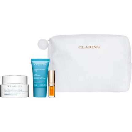 Clarins Cryo-Flash Cream Mask Collection Instant Cooling & Firming Face Mask Set