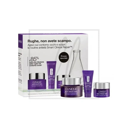 Clinique Smart Clinical Repair Wrinkle Correcting Eye Cream Set Anti-Ageing Eye Care Gift Set