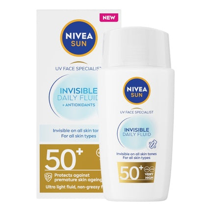 Nivea Sun UV Face Specialist Daily Sunscreen Cream SPF 50+ (40ml) | High Protection Facial Sunscreen for Daily Use