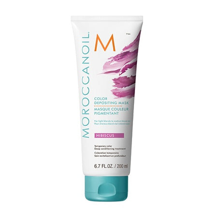 Moroccanoil Color Depositing Mask Hibiscus, 30ml - Temporary Color-Enhancing Hair Mask