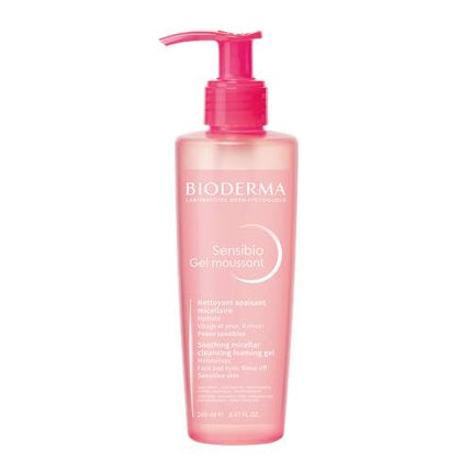 Bioderma Sensibio Foaming Gel, 200ml – Gentle Face Cleanser for Sensitive Skin