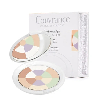 Avène Couvrance Illuminating Mosaic Powder, 10g Finishing Face Powder for Sensitive Skin