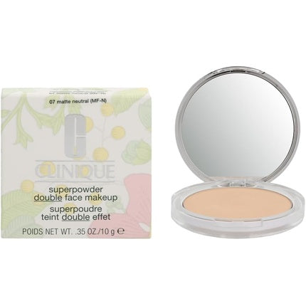 Clinique Superpowder Double Face Makeup No. 07 Matte Neutral - Powder Foundation with Buildable Coverage