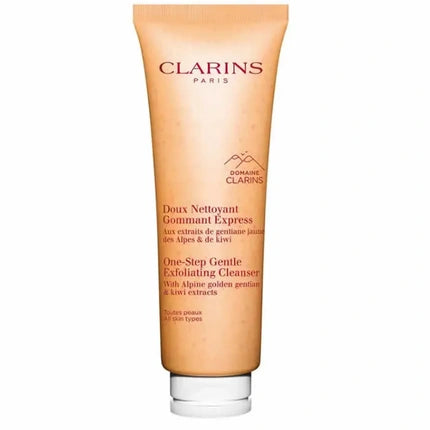 Clarins One-Step Gentle Exfoliating Cleanser with Orange Extract, 125ml | Radiance-Boosting Facial Cleanser