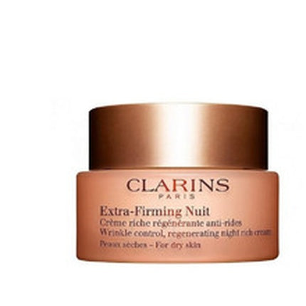 Clarins Extra-Firming Night Cream for Dry Skin, 50ml – Nourishing Overnight Moisturiser for Dry Skin