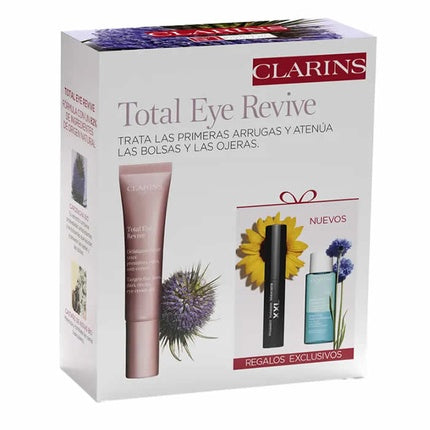 Clarins Total Eye Revive Gift Set | 15ml Eye Cream & 3-Piece Skincare Collection