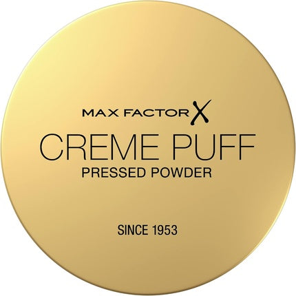 Max Factor Crème Puff Pressed Powder Medium Beige, 14g | Compact Face Powder with Matte Finish