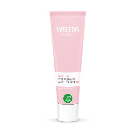 Weleda Sensitive Hydrating Face Cream Light | Lightweight Daily Moisturiser for Sensitive Skin