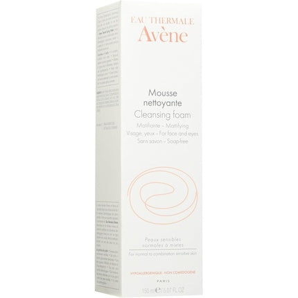 Avène Cleansing Foam for Face & Eyes, 150ml Gentle Foaming Cleanser