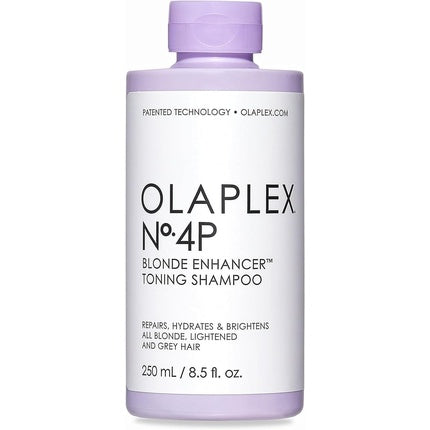 Olaplex No.4P Blonde Enhancer Toning Shampoo, 250ml - Purple Shampoo for Blonde, Grey & Lightened Hair