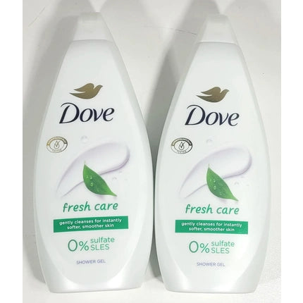Dove Fresh Care Shower Gel Gentle Cleanser 2 Pack 24.34 Oz Each Moisturising Body Wash