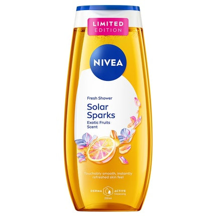 Nivea Solar Sparks Shower Gel, 250ml Refreshing Body Wash