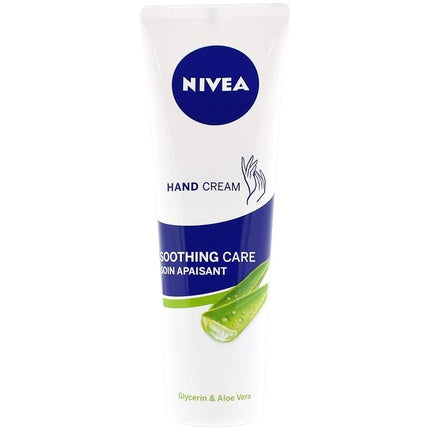 Nivea Hand Cream with Aloe Vera, 100ml Moisturizing Hand Cream for Soft & Smooth Skin