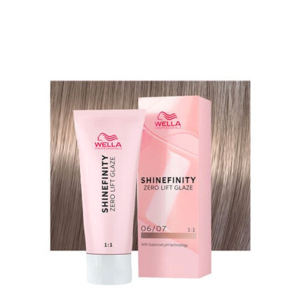 Wella Professionals Shinefinity 06/07 Deep Walnut Natural Dark Blonde Sand Demi-Permanent Hair Color, 60ml